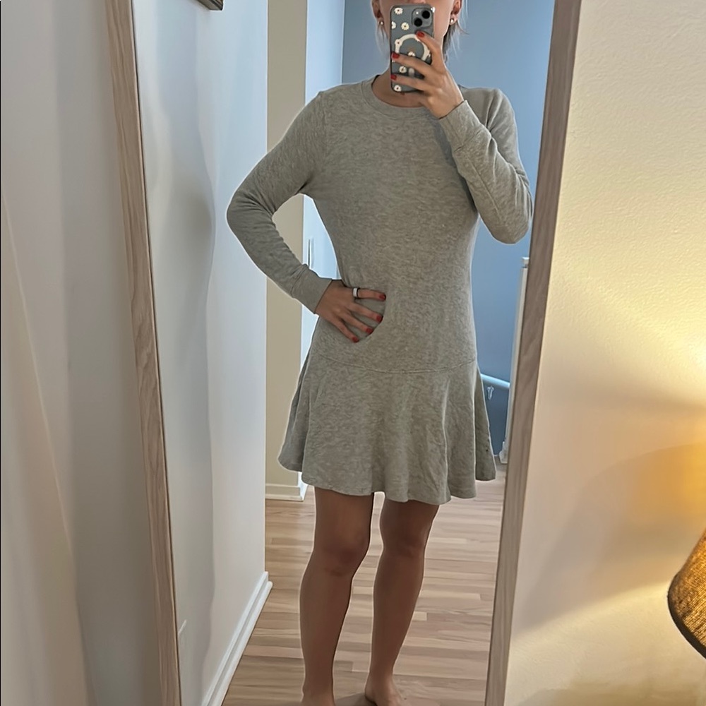 Joie Gray Long Sleeve Dress Size XS